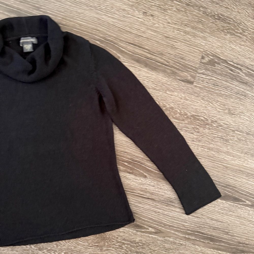 Banana Republic Black Cowl Neck Sweater - Picture 4 of 8
